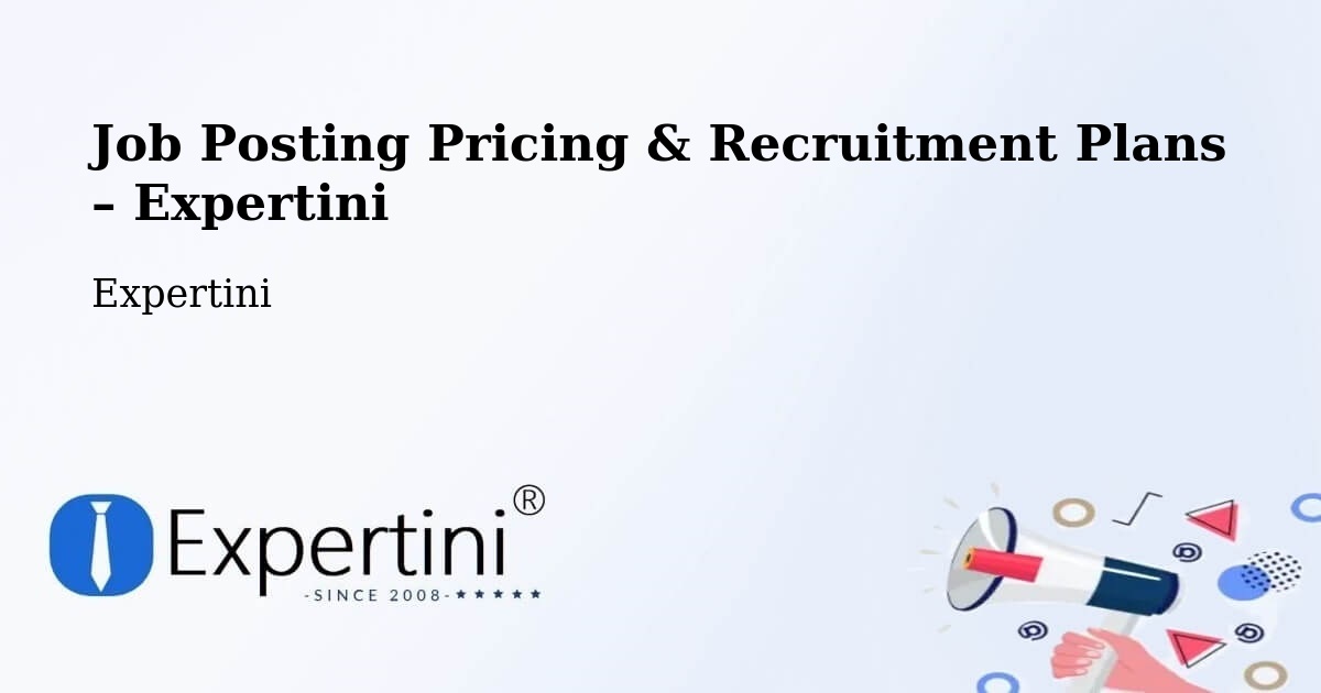 Job Posting Pricing & Recruitment Plans – Global - Global Jobs Expertini